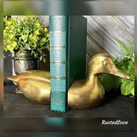 Solid Brass Duck Bookends/Vintage Gold Ducks Nautical Shelf Decor Office Paperweights Home & Living Gift For Dad | Etsy (US)