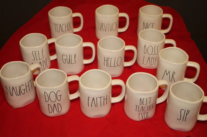 Rae Dunn Mugs 16 OZ Coffee Mug | Rae Dunn Coffee Mug | Coffee Cup | Cute Mugs | Unique  Coffee Mu... | Etsy (US)