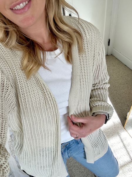 Open knit sweater from Old Navy. Perfect to layer as a work outfit 

#LTKworkwear #LTKmidsize #LTKstyletip