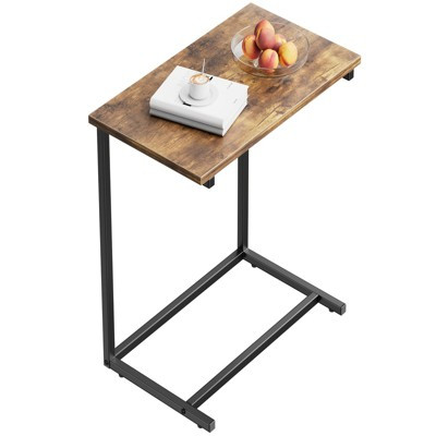 27 inch tall C shaped end table, sofa side table, living room side table, laptop desk, suitable for bedrooms, bathrooms, and living rooms. | Target