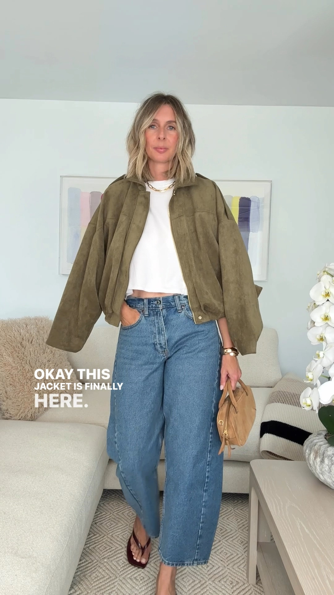 JUST RESTOCKED! guys you sold out the small last time in 20 mins. don’t sit in this. 

click on the brown jacket, and you’ll see this olive color too. i’m wearing the small. 

viral jacket. fall jacket. fall style. must have jacket. 

#LTKOver40 #LTKSeasonal #LTKFindsUnder100