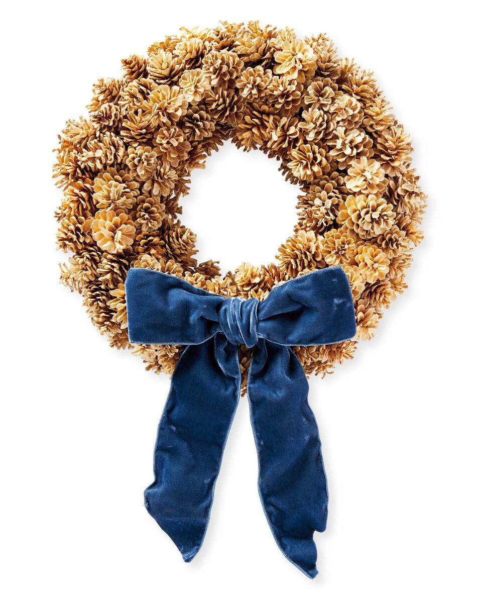 Pinecone Wreath | Serena and Lily