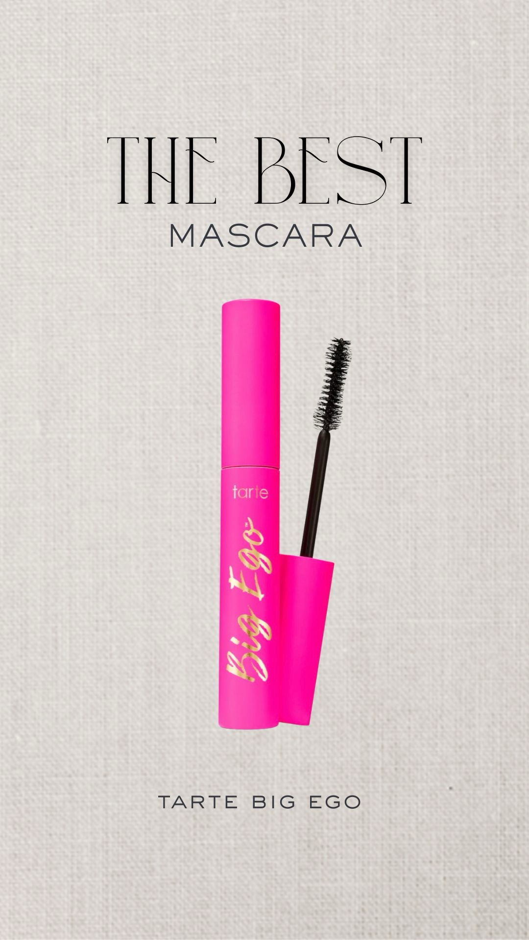 Sharing all you need to know about the best mascara I’ve ever purchased - Tarte Big Ego! I know people love their tubing mascara but this one doesn’t get enough credit. I’ve been asked if I’m wearing false lashes - that’s how good this is! Try it for yourself and let me know what you think!!

I linked several places to shop BUT Beauty Brands currently has it 50% off!!

Beauty | Makeup | Great Gift Idea | Ulta | Sephora | Products I Swear By

#LTKSaleAlert #LTKBeauty #LTKFindsUnder50