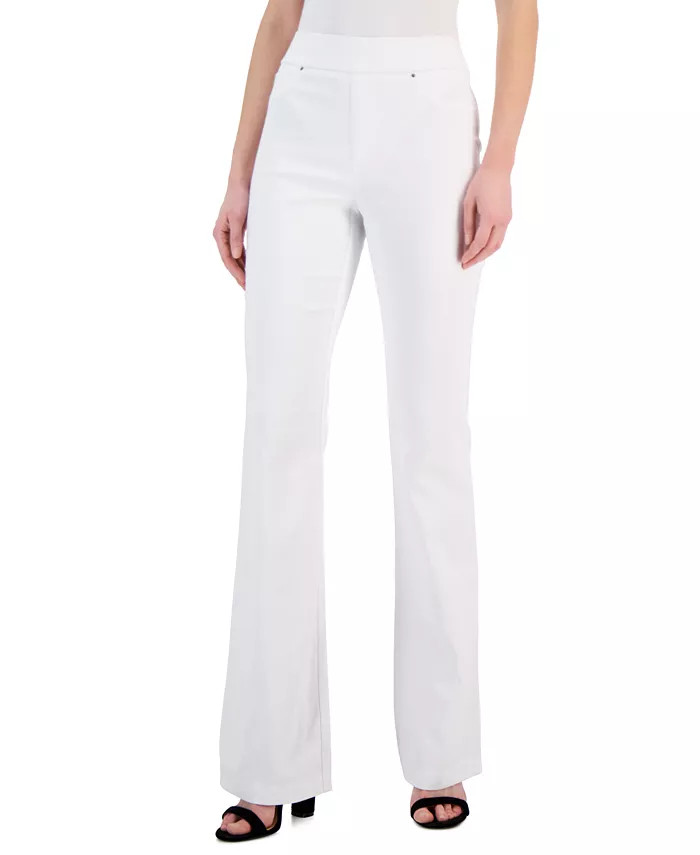 Women's High-Rise Pull-On Flare-Leg Pants, Created for Macy's | Macy's
