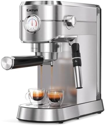 Gevi 20 Bar Espresso Machine with Milk Frother,Compatible with Pods&Ground | Compatible with Nesp... | Amazon (US)