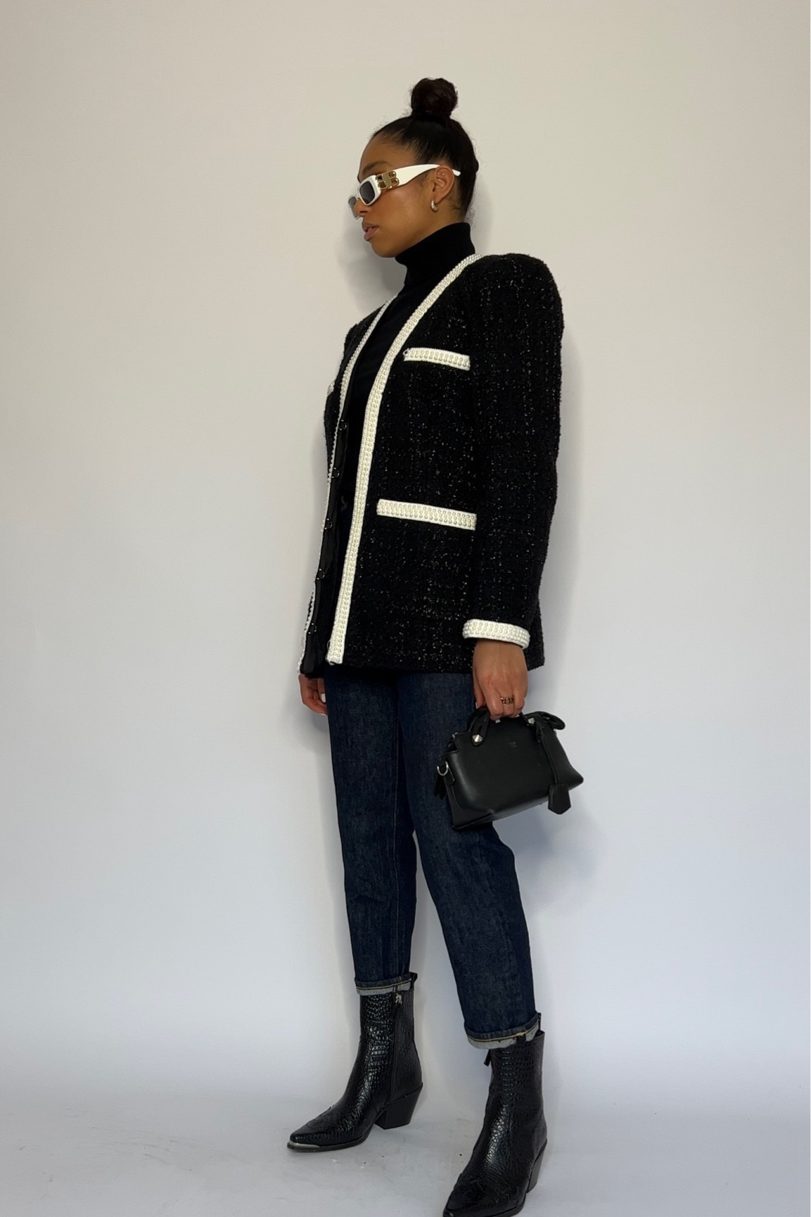 Tweed jacket 🖤

#LTKstyletip #LTKeurope #LTKunder50