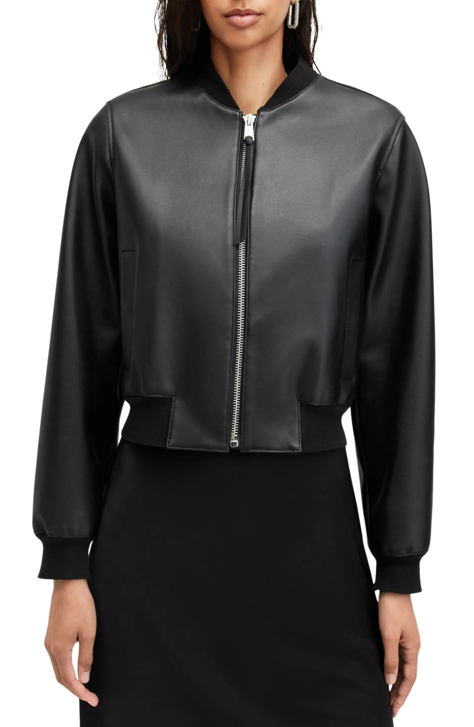 Orten Desserto Faux Leather Bomber Jacket | Nordstrom Rack