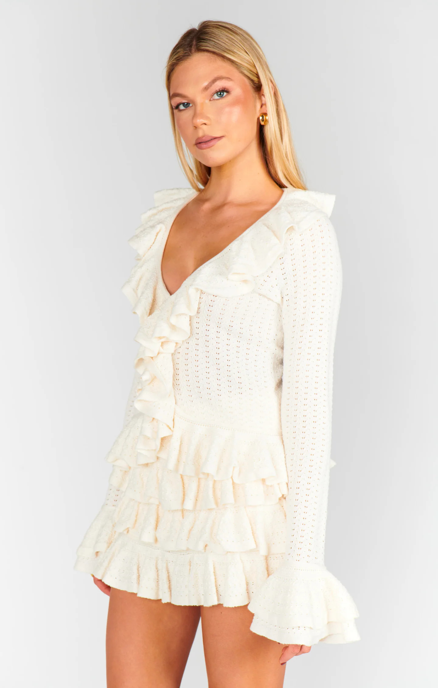 Marley Skort ~ Cream Pointelle Knit | Show Me Your Mumu