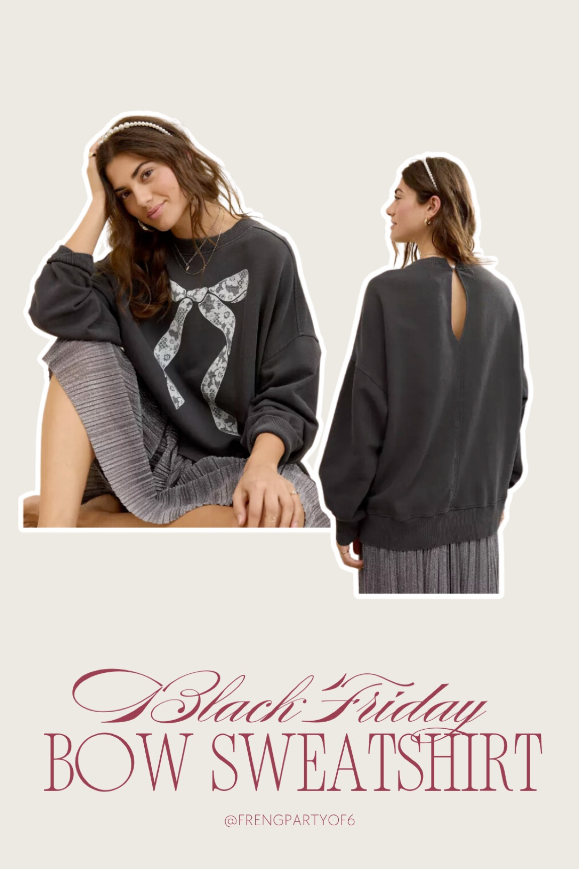 The cutest bow embroidered sweatshirt is now 40% off. I just bought it! And it looks super cute!

#LTKSaleAlert #LTKFindsUnder50 #LTKCyberWeek