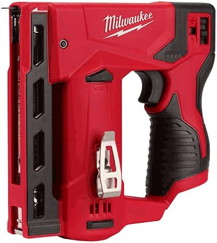 Milwaukee M12BST-0 12v Cordless Compact Stapler Body Only, Red | Amazon (US)