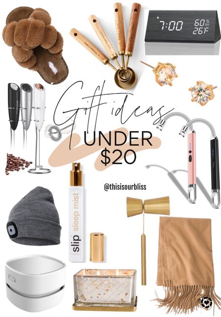Gifts under $20! Gift ideas for anyone under $20 

#LTKGiftGuide #LTKsalealert #LTKunder50