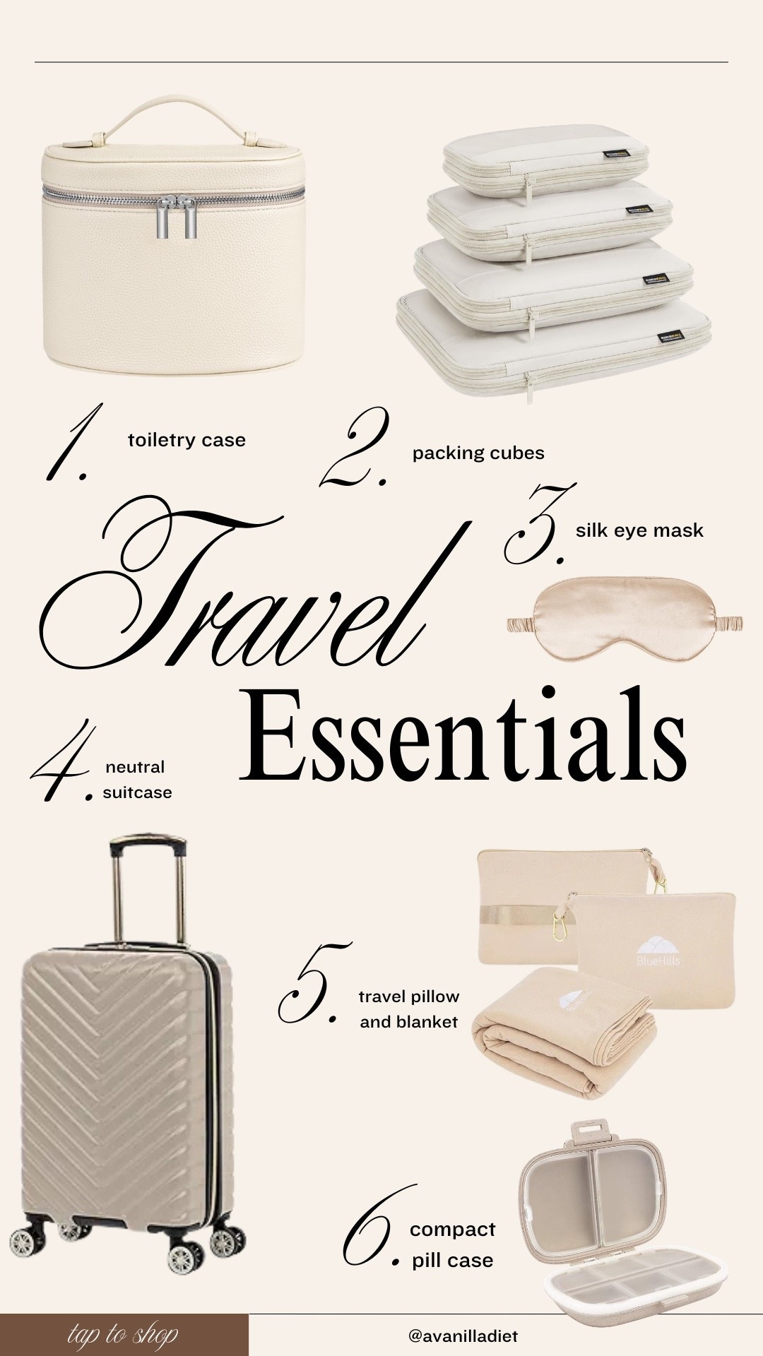 These travel items are a MUST! 👛

Travel finds, luggage, Amazon travel,  suitcase, eye mask, comfort, travel essentials 

#LTKTravel