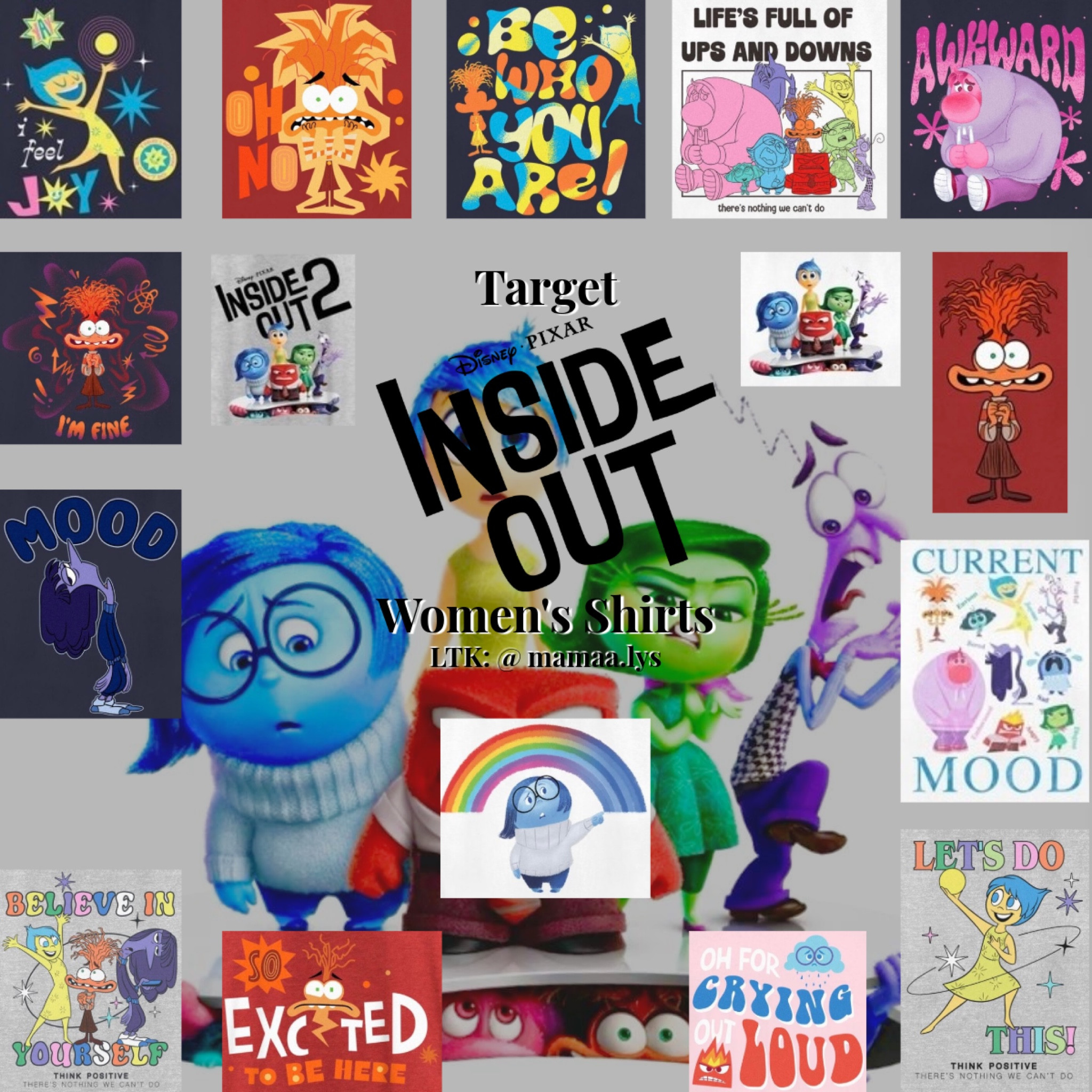 Inside out | Inside out 2 | Pixar | Disney | Adult | women | women’s | Target 

#LTKFindsUnder50 #LTKGiftGuide #LTKSaleAlert