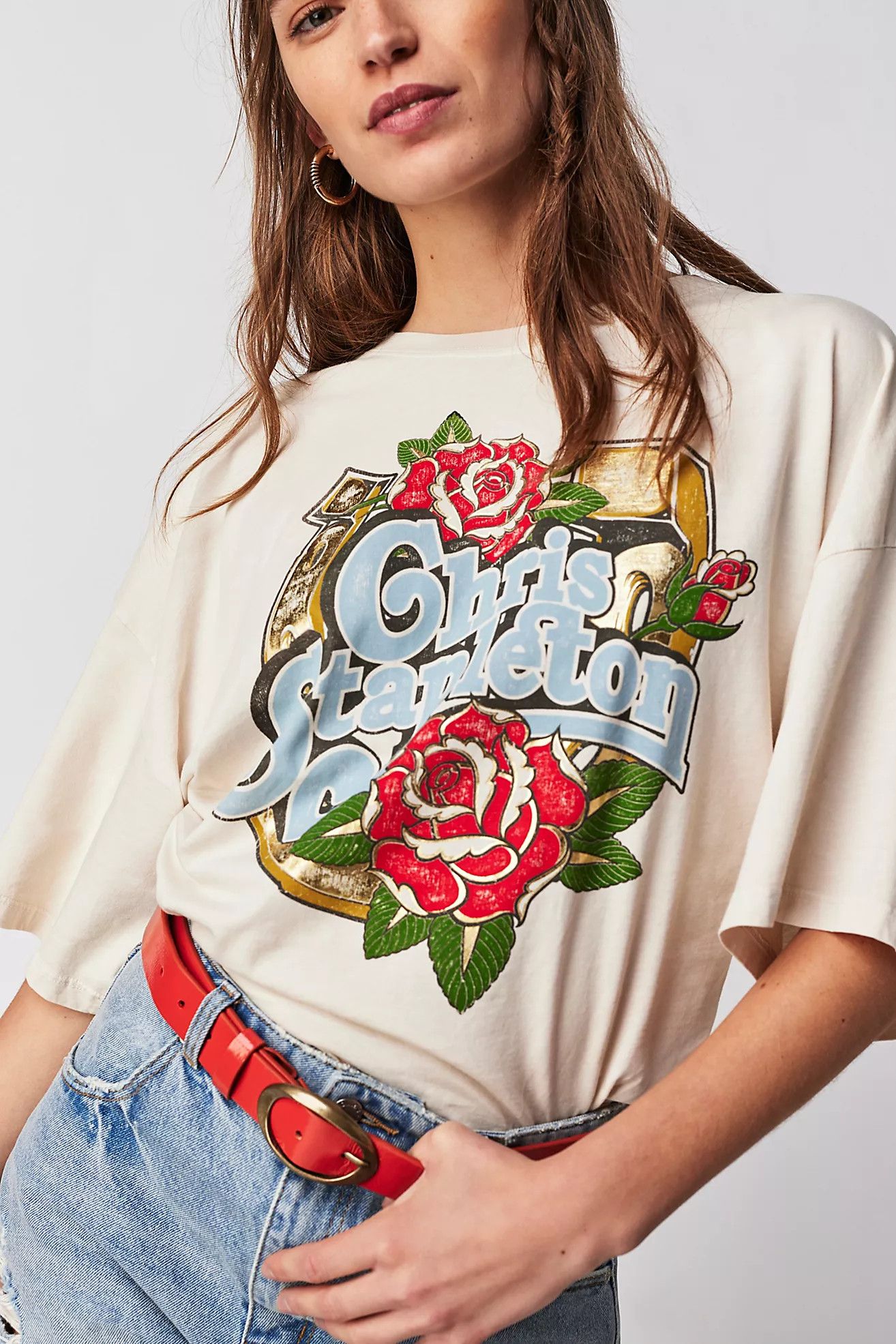 Daydreamer Chris Stapleton Horseshoe Tee | Free People (Global - UK&FR Excluded)