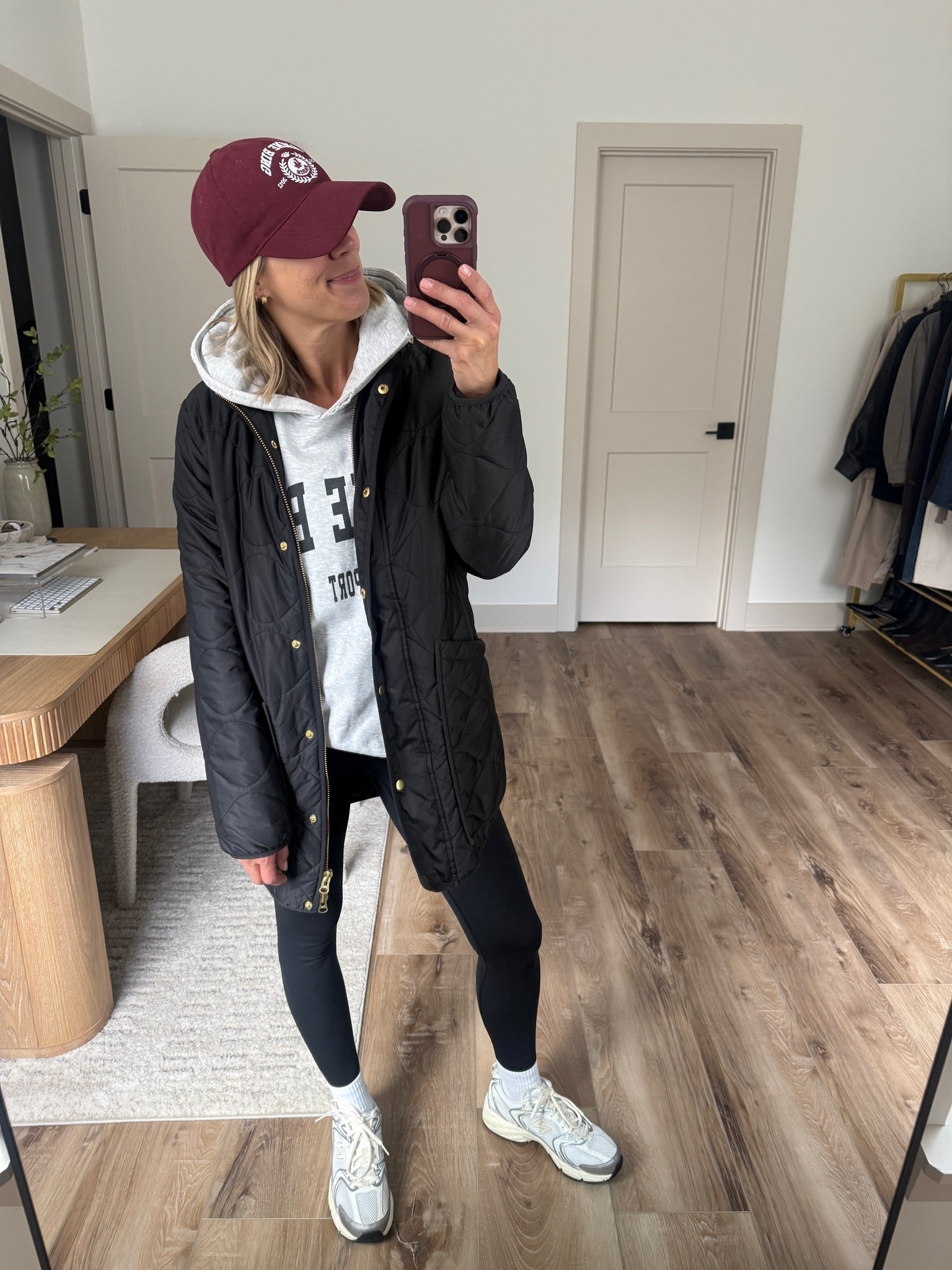 Wearing small leggings, medium sports bra, small sweatshirt, small jacket, sneakers/socks tts

#LTKActive #LTKOver40 #LTKSeasonal