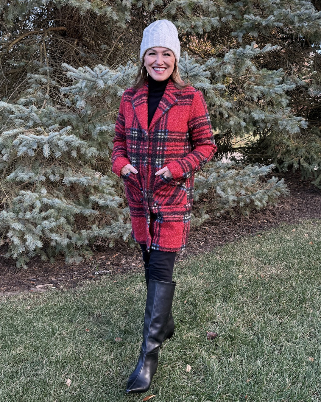 The Hallmark Christmas Movie Coat. 
Whether you’re a fan of the movies or not, you have to agree that the coats are awesome. I do enjoy the movies, but I think I enjoy the fashion even more.

These first two coats are both from Charlie B. What I love about them is that they are just a little different, but still festive. Make sure to scroll to see my collage on how to get the complete Hallmark Christmas movie look.

Want more? I wrote an entire blog post on “How to Get the Hallmark Christmas Movie Look”. You can read it on my website - and get even more links! Just copy this link: https://www.dianneinstyle.com/how-to-get-that-hallmark-christmas-movie-look

Not only does the post have coats in every color, it also includes matching scarfs, hats, gloves and bags! 

With pretty much every coat being on sale this weekend, this is the perfect time to add a new coat to your closet.

#LTKHoliday #LTKCyberWeek #LTKGiftGuide