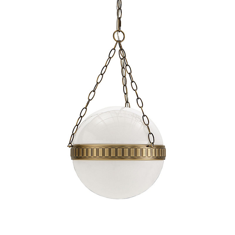 Calhoun Lantern Pendant - Antique Brass - Ballard Designs | Ballard Designs, Inc.
