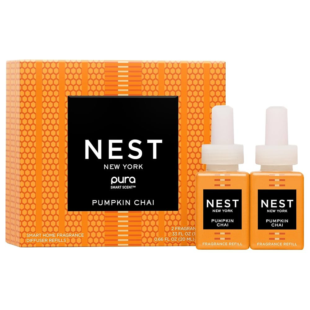 NEST New York Smart Home Fragrance Diffuser Refill Smart Vials, Pumpkin Chai - Set of 2 - Designe... | Amazon (US)