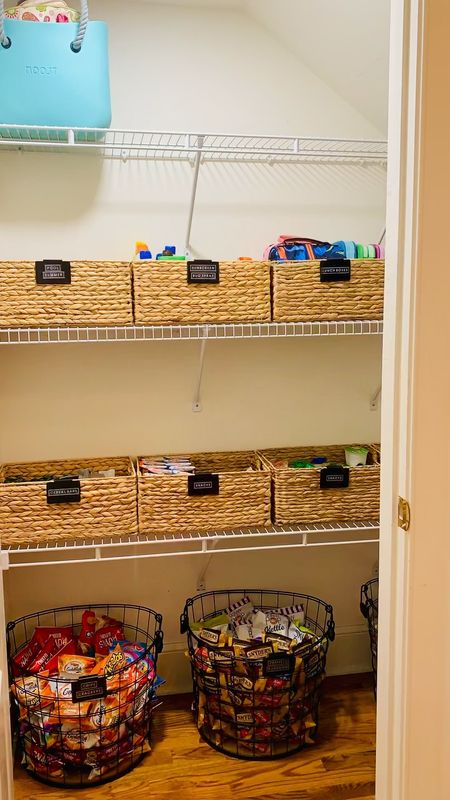 Pantry organization with wire shelves 

#LTKunder50 #LTKhome #LTKstyletip