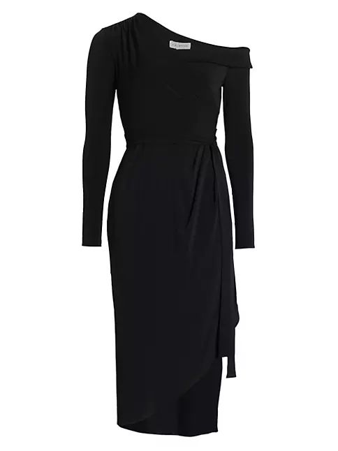 Eden One-Shoulder Jersey Midi-Dress | Saks Fifth Avenue