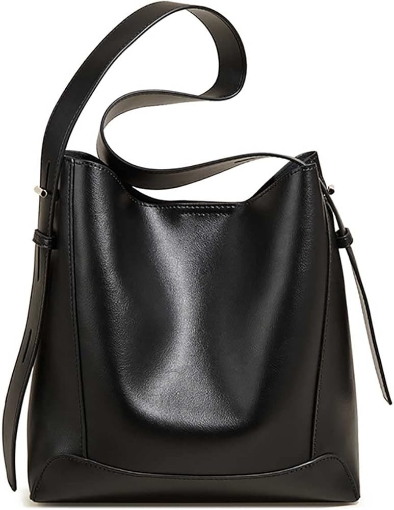 FOXLOVER Hobo Shoulder Bags for Women, Ladies Designer Leather Bucket Bags Handbag Purse | Amazon (US)