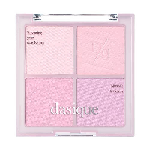 Dasique Blending Mood Cheek #02 Cool Blending l Cruelty-Free l 4 Blendable Shades in Lightweight, Long-lasting, Smooth Powder | Amazon (US)