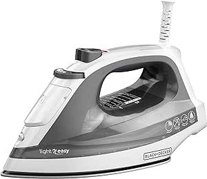 BLACK+DECKER Light ‘N Easy™ Compact Steam Iron with Stainless Steel Soleplate, Lightweight, A... | Amazon (US)