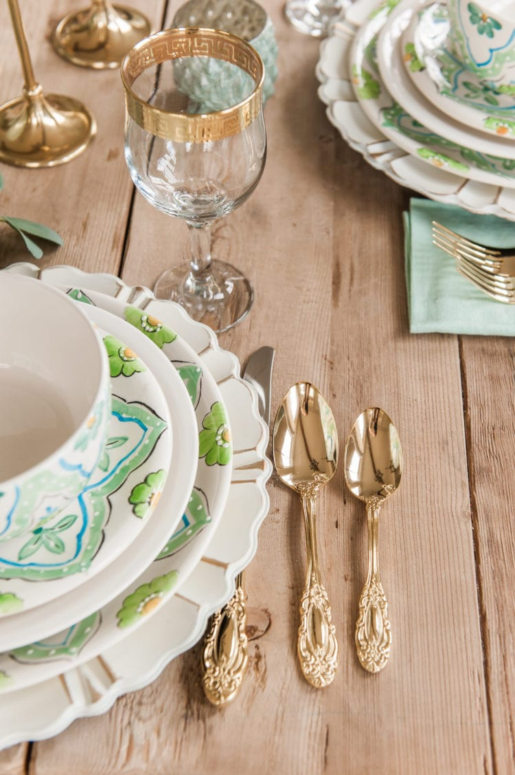 Celebrate the season with this St. Patrick’s Day, Spring, and Easter tablescape from the Home With Holly J blog. I styled this table with soft greens, layered dinnerware, and beautiful faux florals to create a look that transitions perfectly from St. Patrick’s Day entertaining to Easter brunch. Shop the table decor, florals, and dinnerware featured in this spring tablescape through my LTK and visit the blog for the full styling details. ☘️🌿🐰

#springtablescape #stpatricksdaydecor #eastertable #springdecor #tabledecor #springentertaining #HomeWithHollyJ #ShopHollyJHome 

 #LTKfoodie #LTKSeasonal #LTKHome