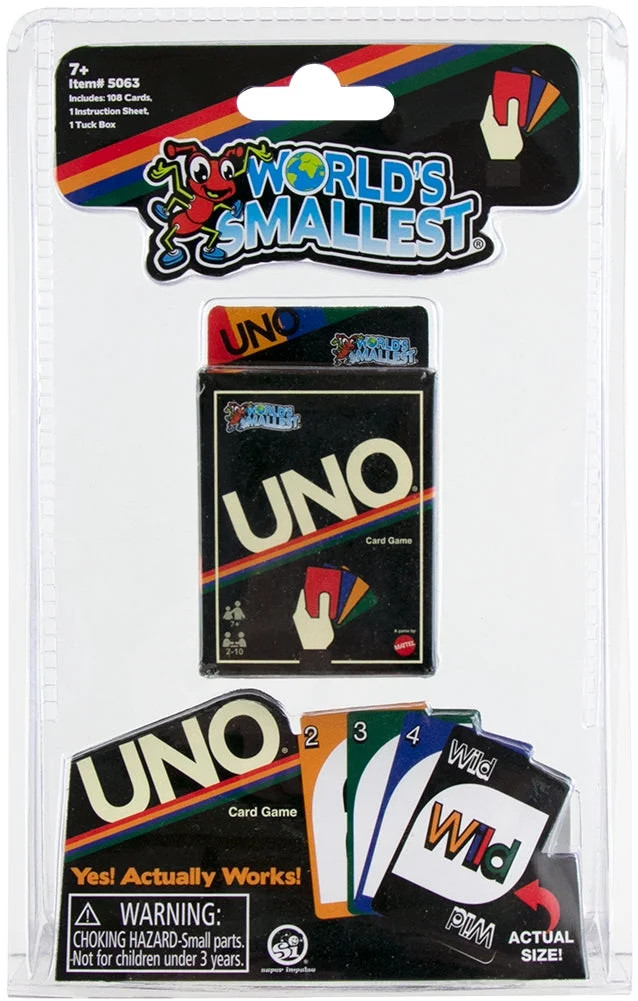 World's Smallest - Uno Retro Card Game | Walmart (US)