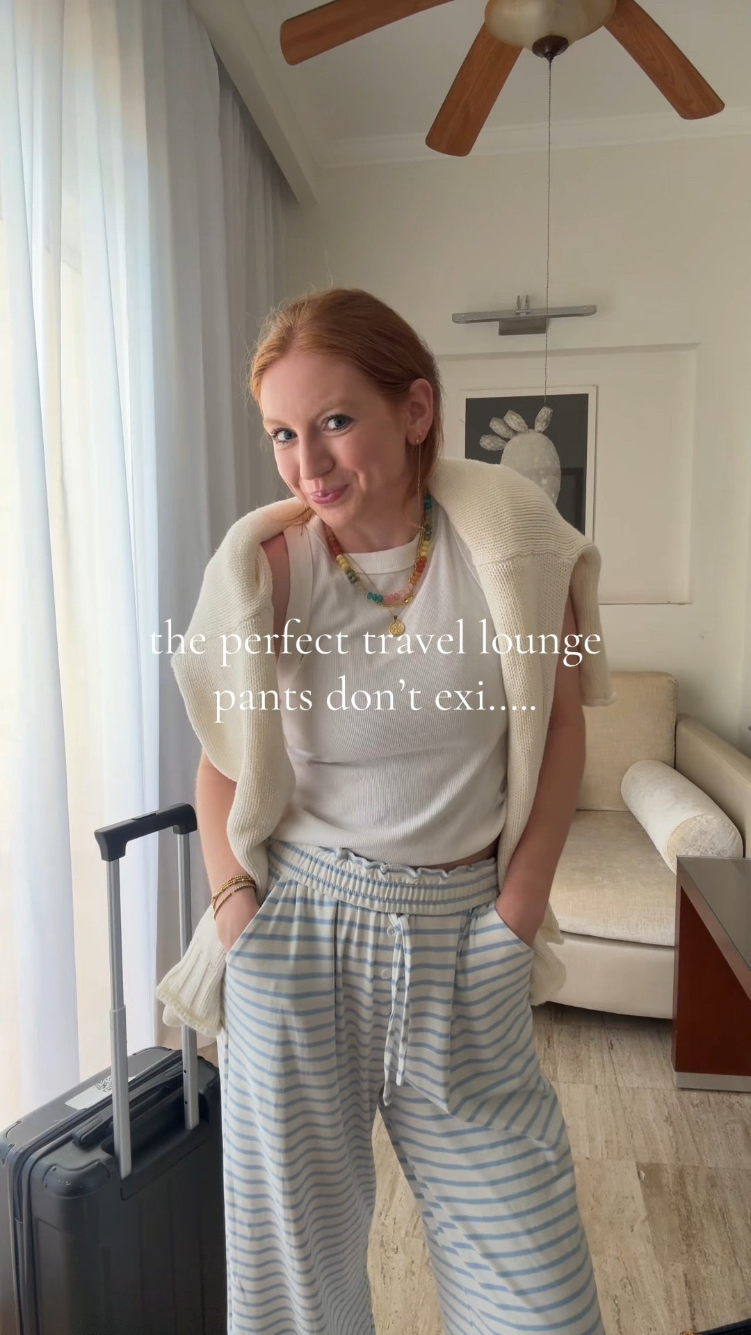 oh but they do! so cozy! so comfy! the best travel + lounge pants ever !! 

#travel #comfycozy #cozy #genleck @Genleck @Anbech #loungewear

#LTKTravel
