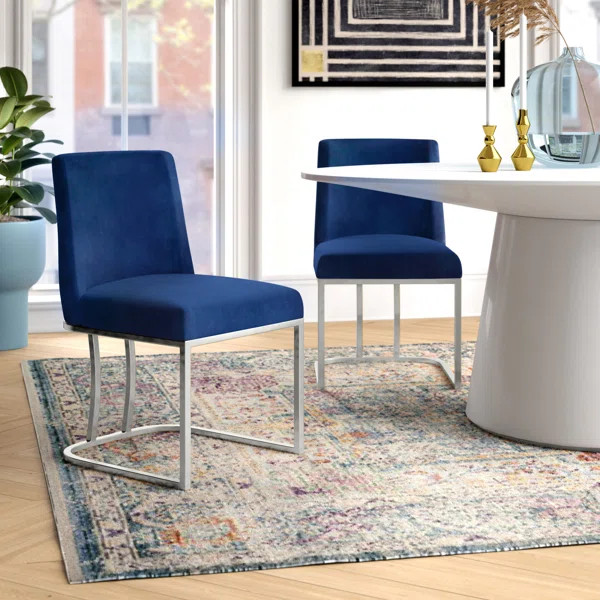 Finnegan Velvet Side Chair (Set of 2) | Wayfair North America