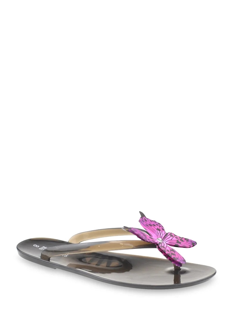 No Boundaries Butterly Applique Sandal | Walmart (US)