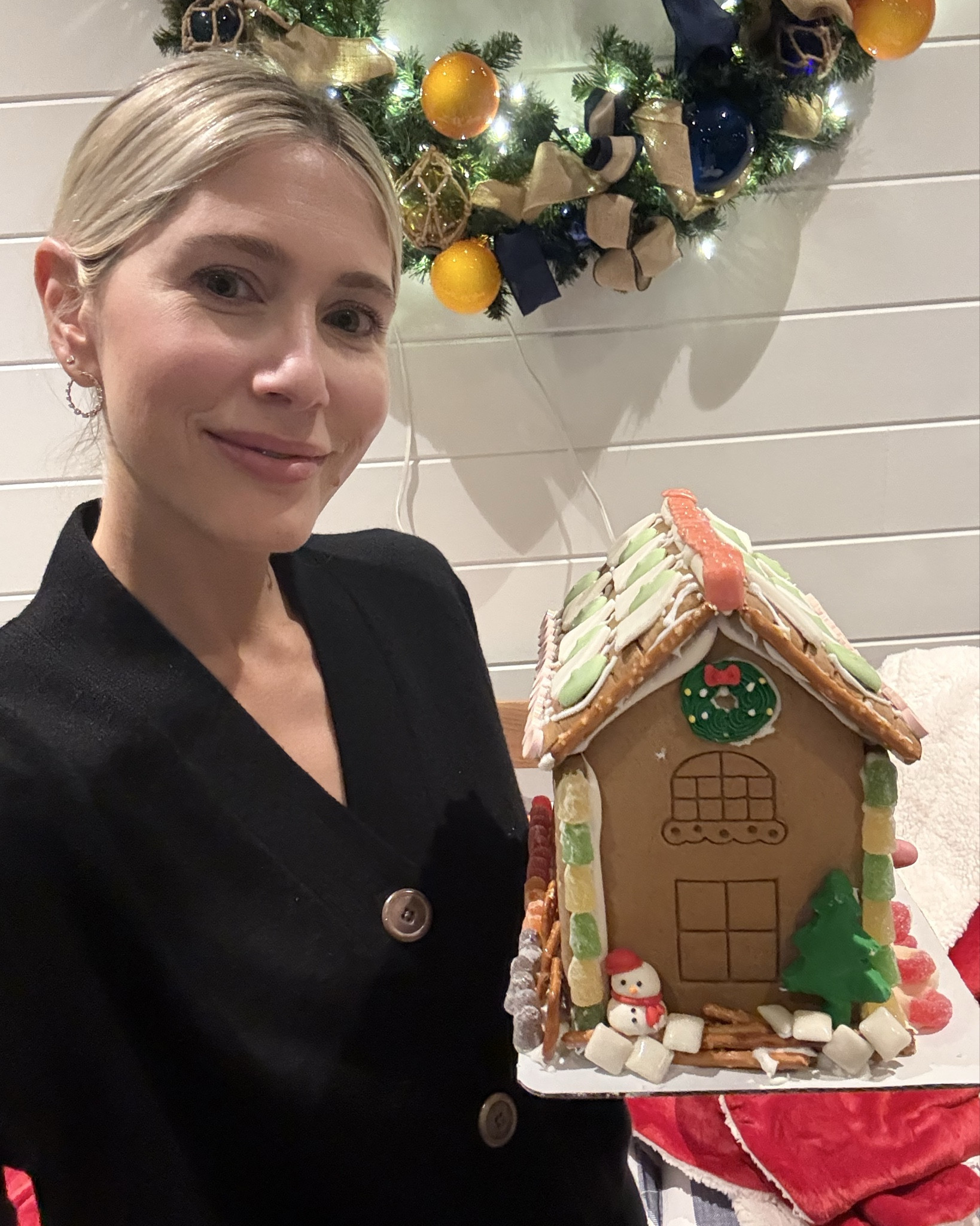 On the 4th night of Christmas/going out in a row 😂 I decorated this gingerbread house 

#LTKSeasonal #LTKHoliday