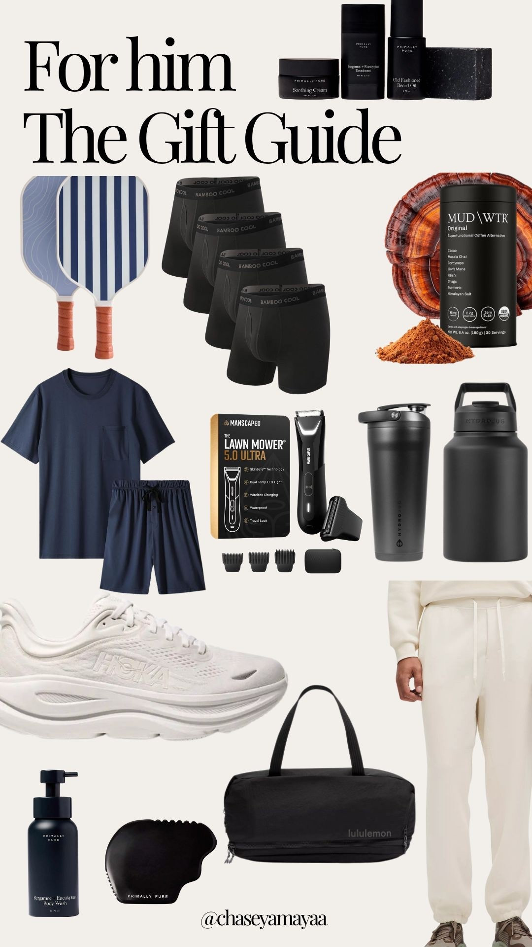 View the full gift guide on my profile! I’ve curated the perfect list of the not-so-traditional gifts for the men in your life. We’re bored of grilling stuff, cologne, socks, and regular old underwear. Give a thoughtful gift this season! ✨ 

#LTKSeasonal #LTKGiftGuide #LTKHoliday