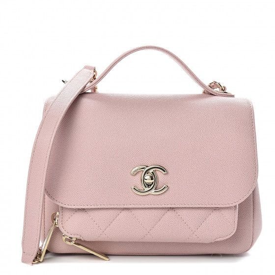 CHANEL Caviar Quilted Small Business Affinity Flap Light Pink | Fashionphile