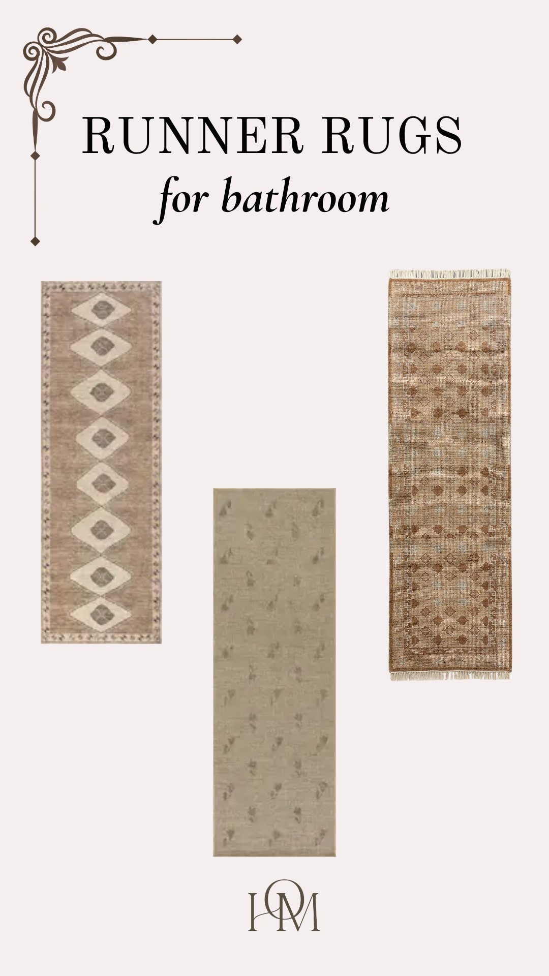 A bathroom runner rug may surprise, but it adds warmth and style—washable, practical, and chic. 

 #LTKHome