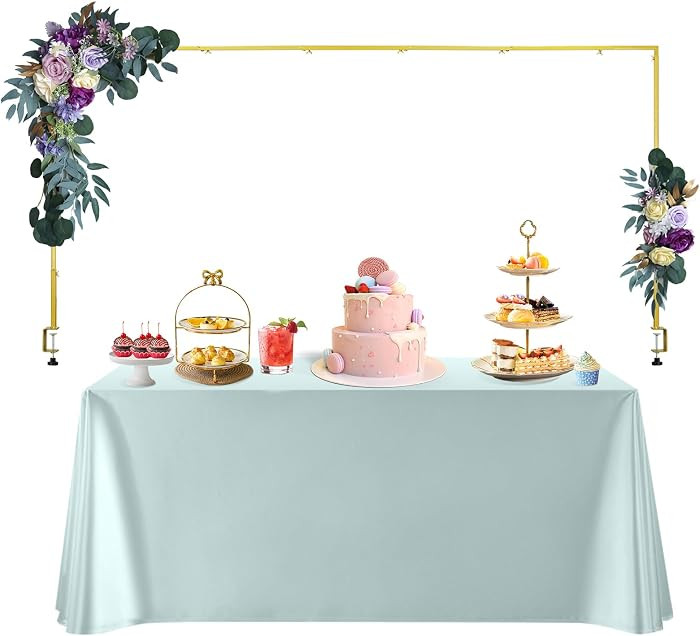 Over The Table Rod Stand with Clamps for Anniversary Christmas Wedding Birthday Party Decoration ... | Amazon (US)