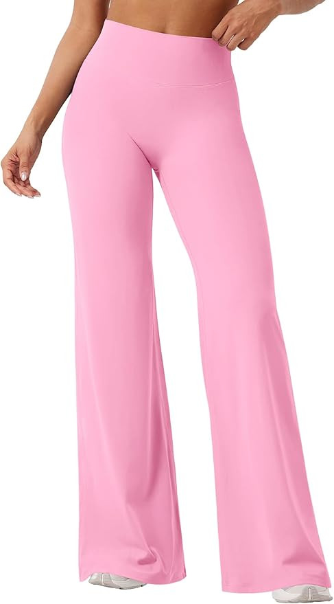 YEOREO Workout Leggings Womens No Front Seam Straight Leggings 29"/ 31.5"/ 33"/ 35" High Waist Bu... | Amazon (US)