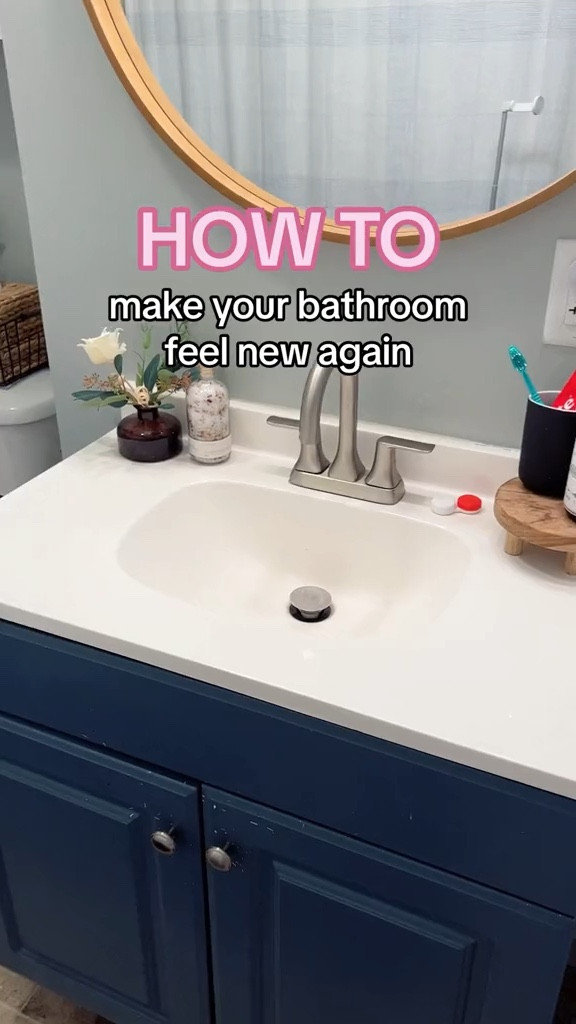 Redoing our bathroom countertop decor!

Bathroom decor Amazon bathroom Soap dispenser Soap stand Amazon prime #bathroom #bathroomdecor #amazonbathroom #amazonbathroomdecor #amazonprimeday #primeday2023 #primedaydeals #primeday #amazonhome #amazonhomedecor #soapdispenser #soapstand