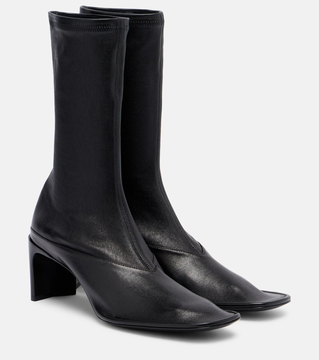 Stiefel Trunk aus Leder | Mytheresa (DACH)
