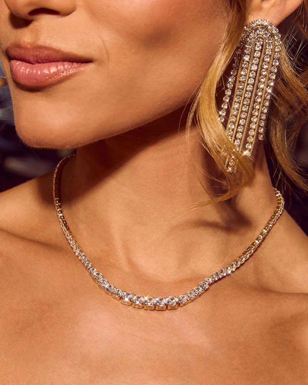 Starlust Rhinestone Embellished Necklace | VICI