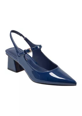 Marc Fisher Women's Luminos Heels, Blue, 6M | Belk