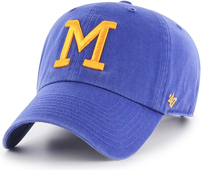 47 Brand MLB Cooperstown Primary Logo Clean Up Adjustable Baseball Cap Hat, Adult One Size Fits A... | Amazon (US)