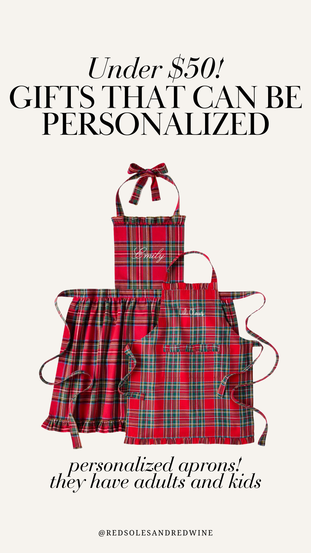 Under $50 gift that can be personalized! I love this apron for both adults and kids, such a cute gift 

 

#LTKGiftGuide #LTKHoliday #LTKFindsUnder50
