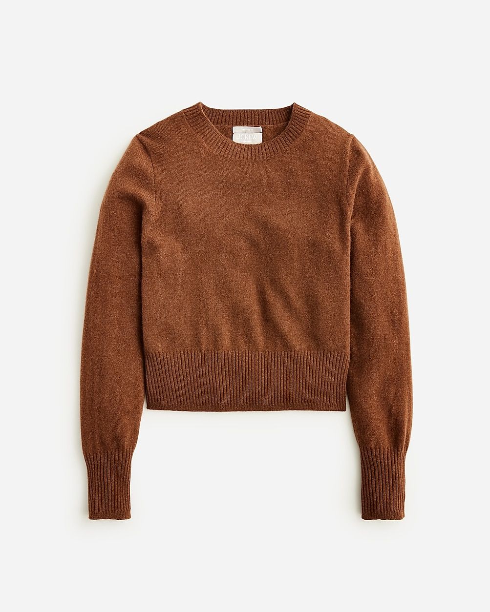 Cashmere shrunken crewneck sweater | J.Crew US