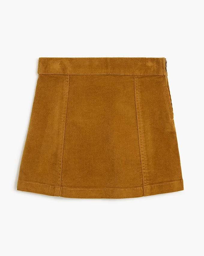 Girls' corduroy A-line skirt | J.Crew Factory