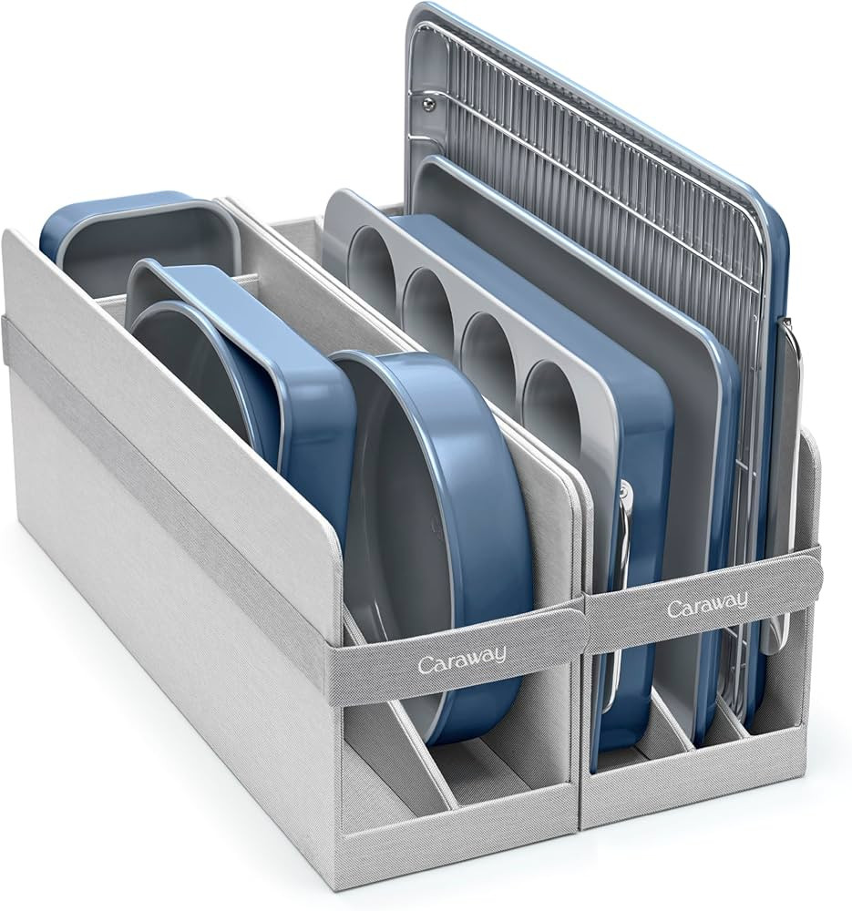 Caraway Nonstick Ceramic Bakeware Set (11 Pieces) - Baking Sheets, Assorted Baking Pans, Cooling ... | Amazon (US)