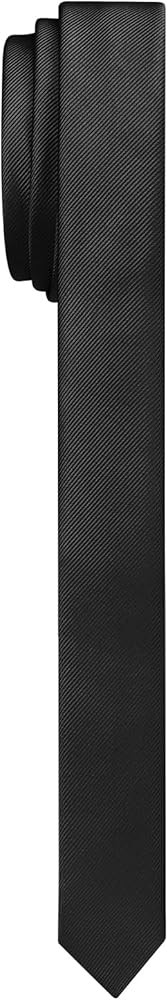 Men's Skinny Ties Solid Color Formal Neckties 1.58" (4CM) Slim Striped Thin Black Ties For Men | Amazon (US)