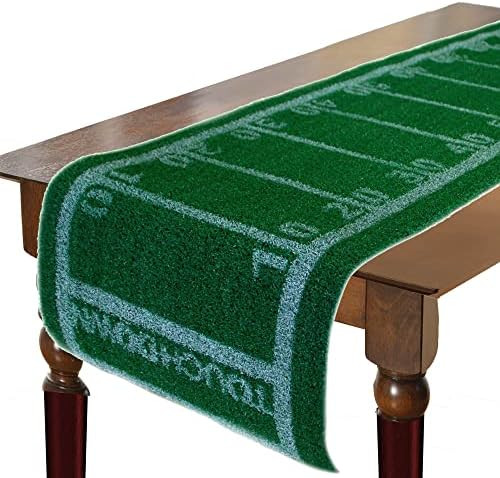 Football Turf Table Runner, Table Decoration for Party, Tailgate | Amazon (US)