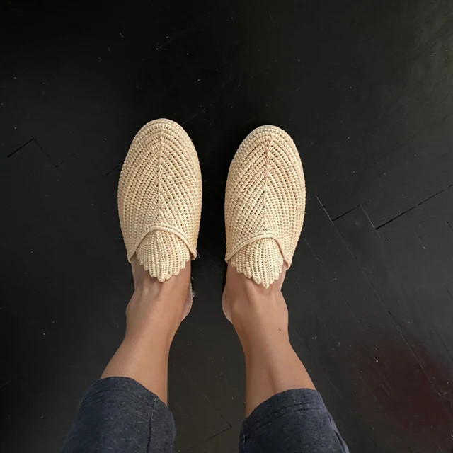 Moroccan handmade shoes made of natural raffia,  and soles real leather. ziraffia | Etsy (US)